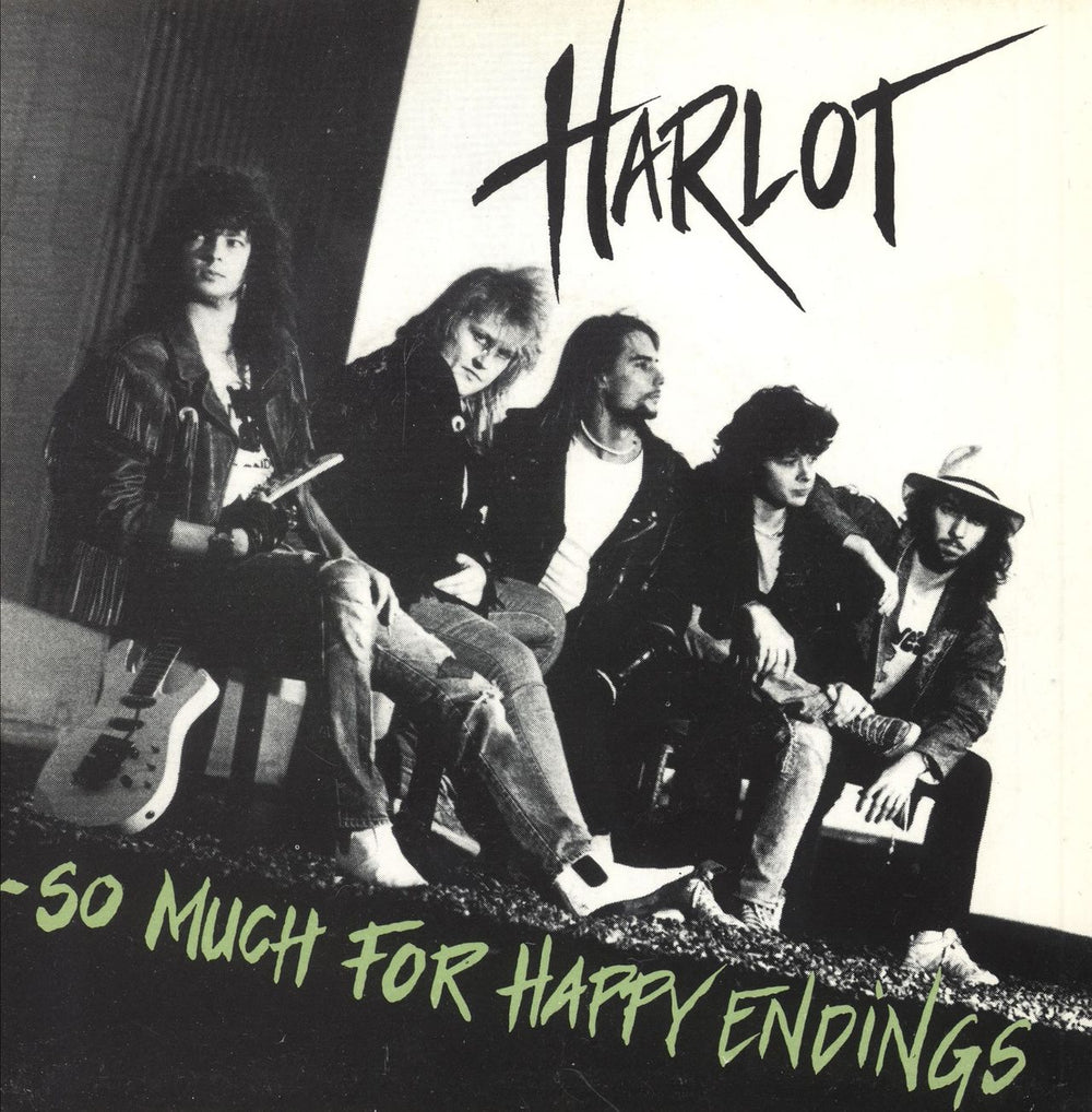 Harlot So Much For Happy Endings Danish 7" vinyl single (7 inch record / 45) OSP006