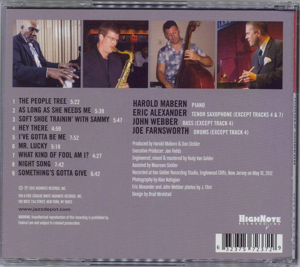 Harold Mabern Mr Lucky: A Tribute To Sammy Davis Jr US CD album (CDLP) 632375723729