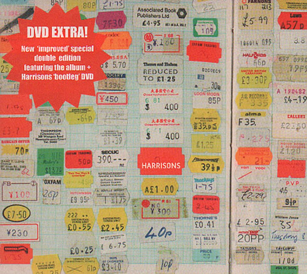 Harrisons No Fighting In The War Room UK 2-disc CD/DVD set MELO052CDX