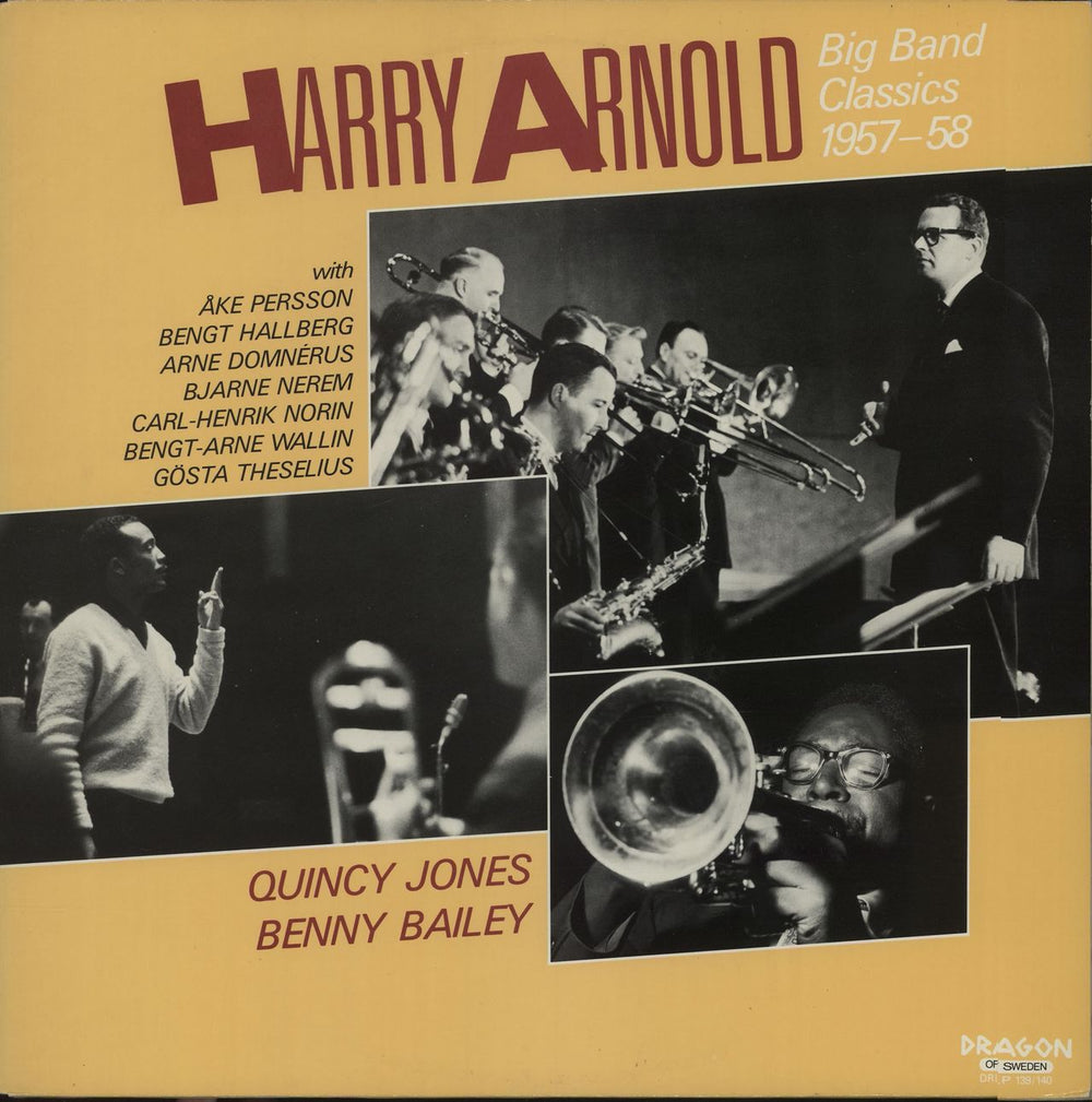 Harry Arnold Big Band Classics 1957-58 Swedish 2-LP vinyl record set (Double LP Album) DRLP139/140