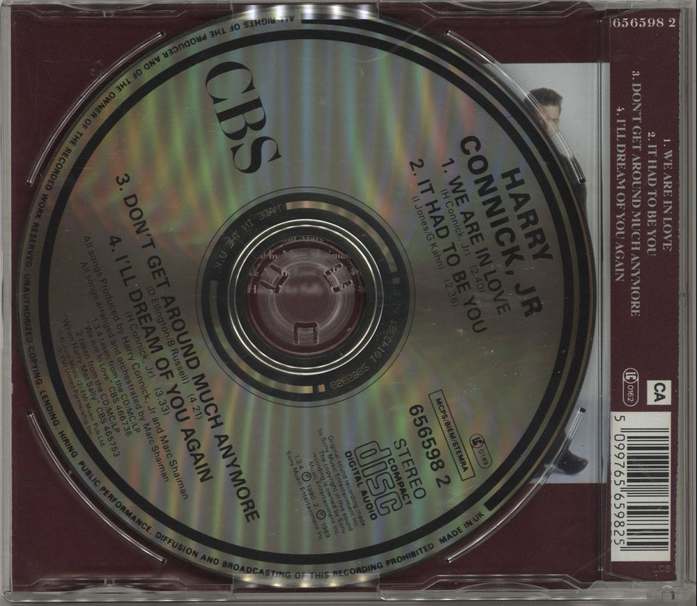 Harry Connick, Jr. We Are In Love UK CD single (CD5 / 5") 6565982