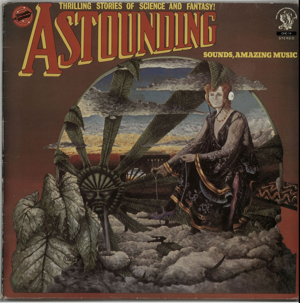 Hawkwind Astounding Sounds, Amazing Music UK vinyl LP album (LP record) CHC14