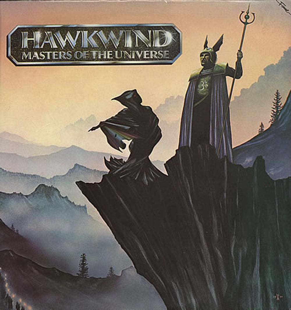 Hawkwind Masters Of The Universe UK vinyl LP album (LP record) FA3008