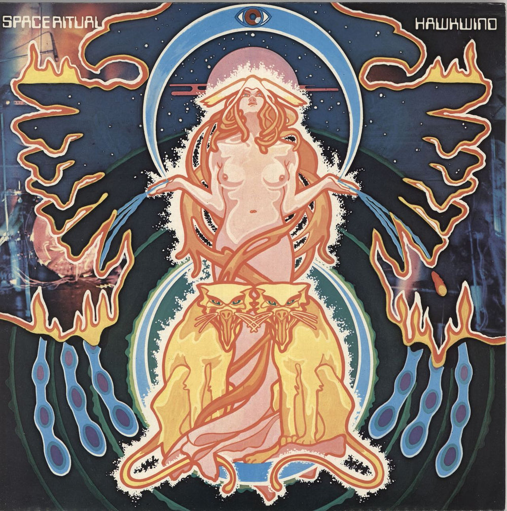 Hawkwind Space Ritual - 2nd UK 2-LP vinyl record set (Double LP Album) UAD60037/8