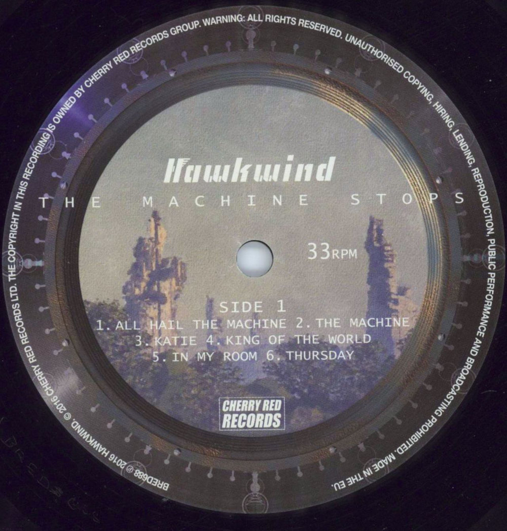 Hawkwind The Machine Stops UK 2-LP vinyl record set (Double LP Album) HWK2LTH809429