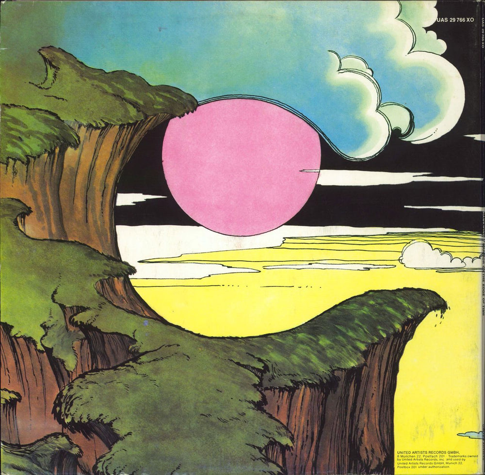Hawkwind Warrior On The Edge Of Time - 1st - EX German vinyl LP album (LP record)