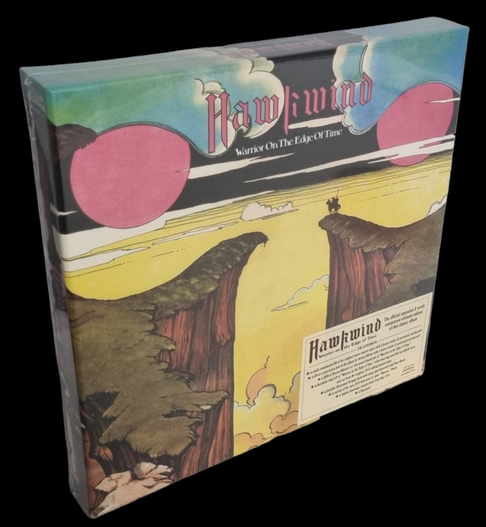 Hawkwind Warrior On The Edge Of Time UK Vinyl Box Set ATOMBOX1001