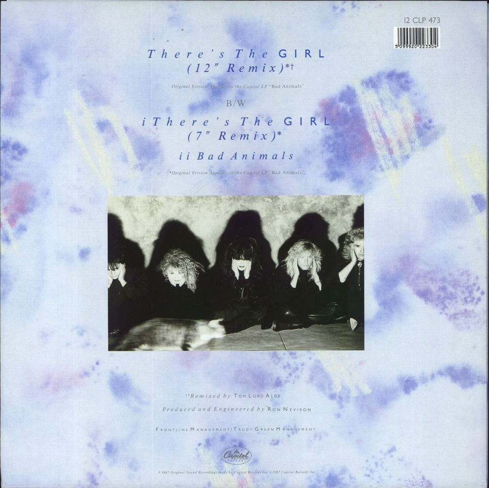 Heart There's The Girl - 12'' Remix - Poster Sleeve Edition UK 12" vinyl single (12 inch record / Maxi-single) 5099920223304