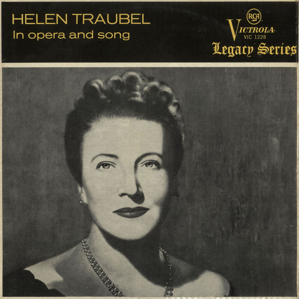 Helen Traubel In Opera And Song UK vinyl LP album (LP record) VIC1228