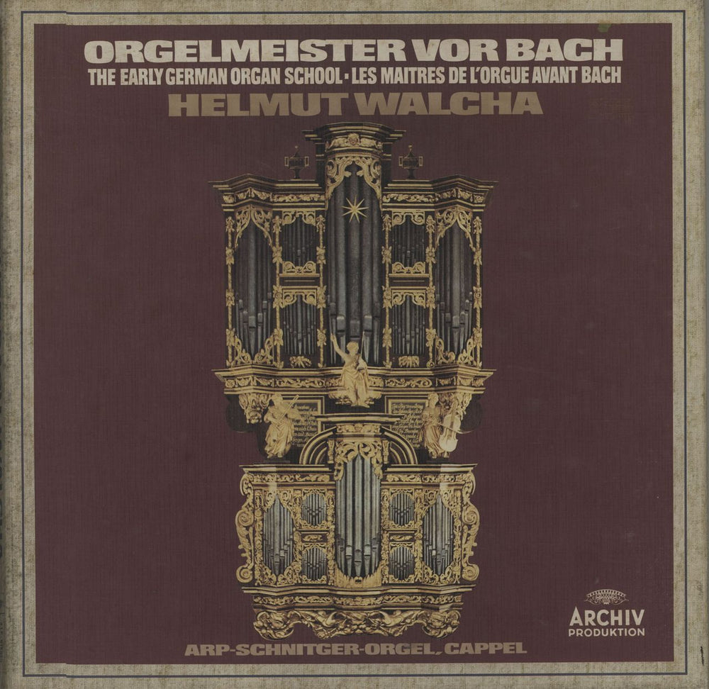 Helmut Walcha Orgelmeister Vor Bach German Vinyl Box Set 2723055