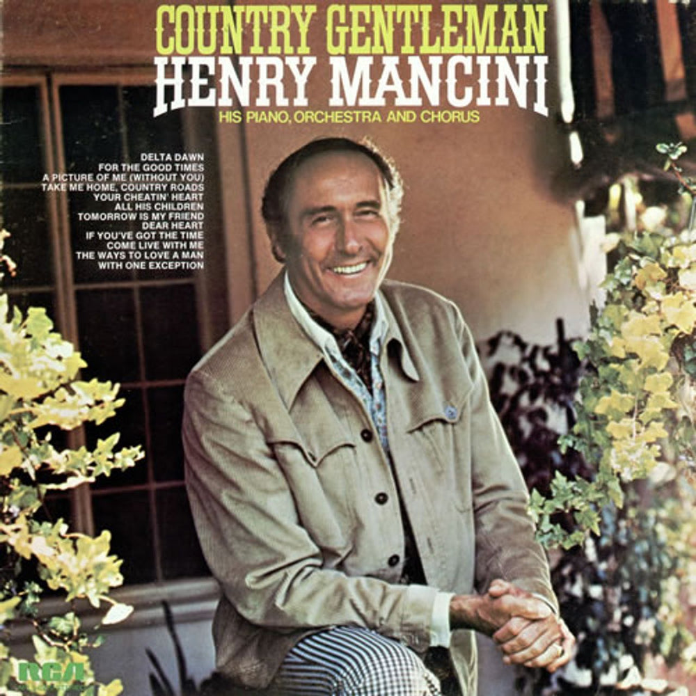 Henry Mancini Country Gentleman Canadian vinyl LP album (LP record) APL1-0270