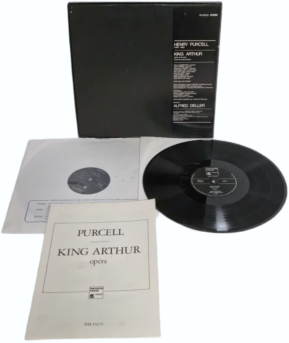 Henry Purcell King Arthur French 2-LP vinyl record set (Double LP Album) PZ52LKI769115