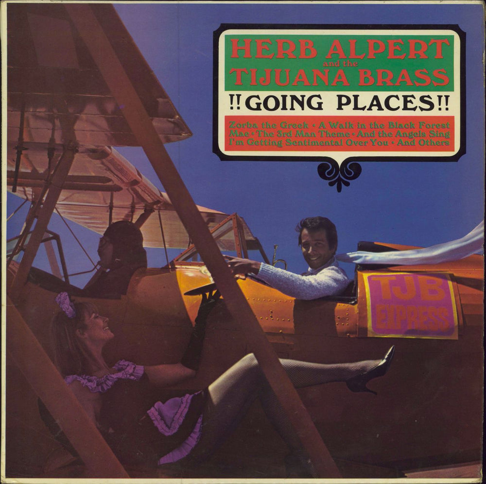 Herb Alpert Going Places UK vinyl LP album (LP record) AML965