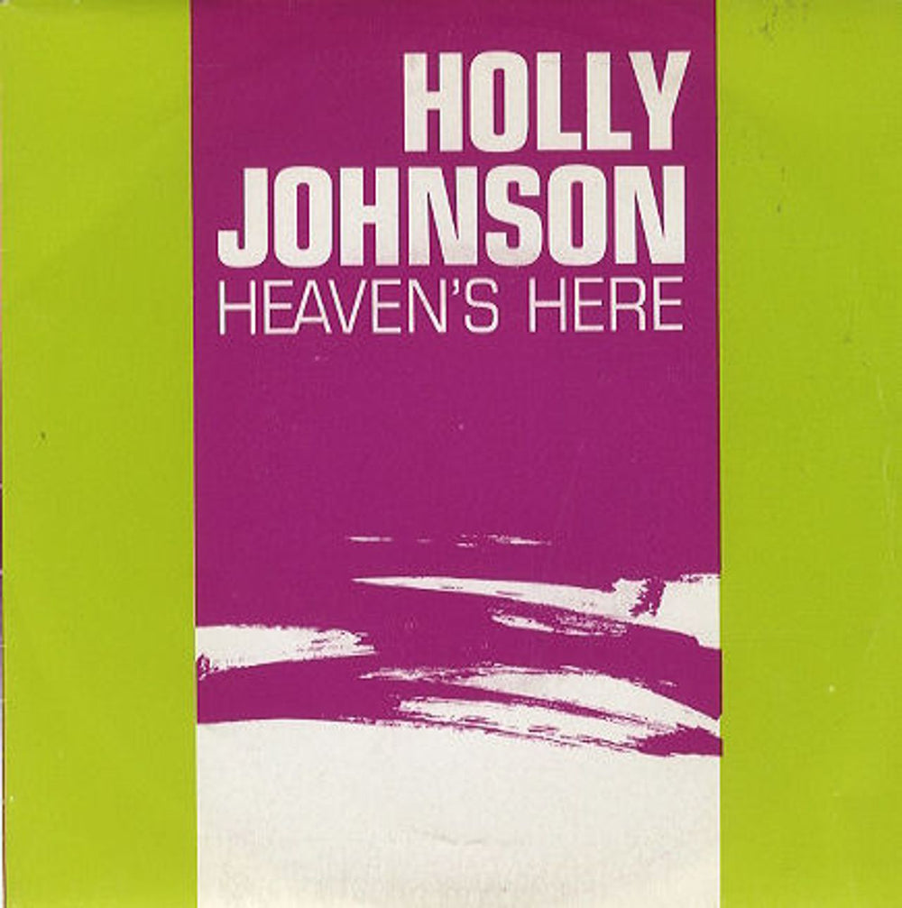 Holly Johnson Heaven's Here Spanish Promo 7" vinyl single (7 inch record / 45) 1.155