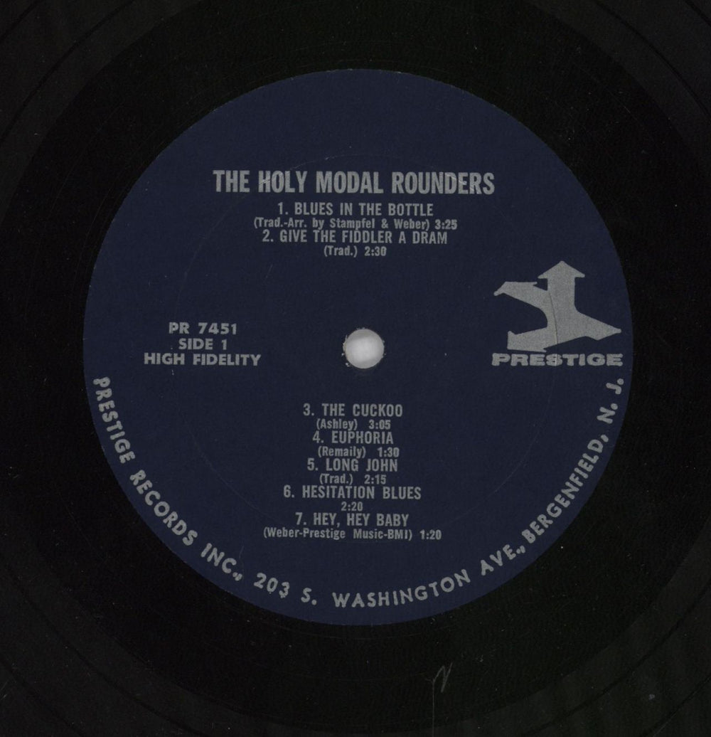 Holy Modal Rounders The Holy Modal Rounders - EX US vinyl LP album (LP record)