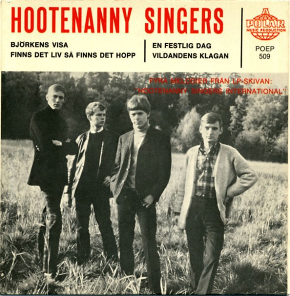 Hootenanny Singers Björkens Visa EP Swedish 7" vinyl single (7 inch record / 45) YNH07BJ442217