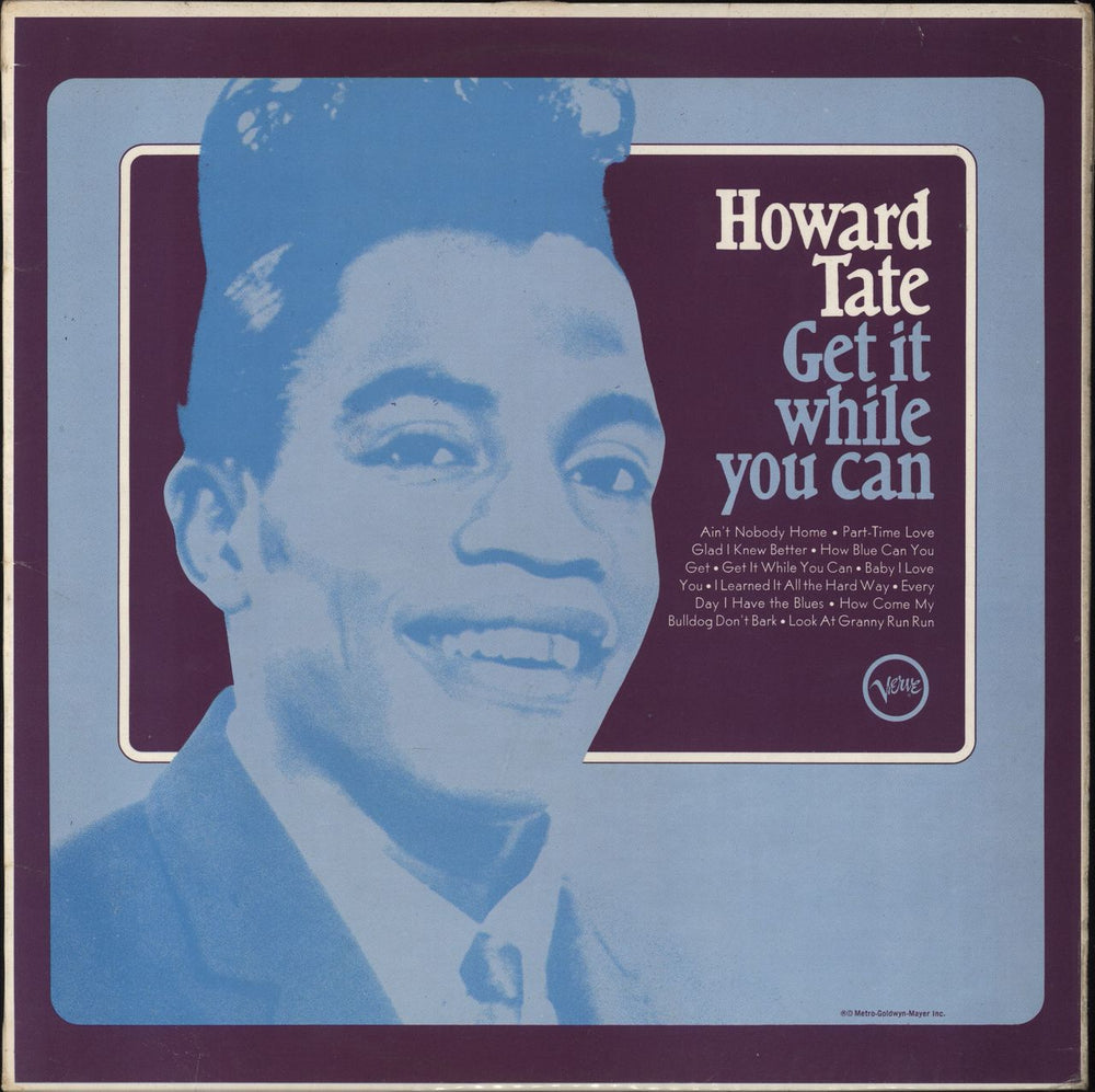 Howard Tate Get It While You Can UK vinyl LP album (LP record) VLP9179