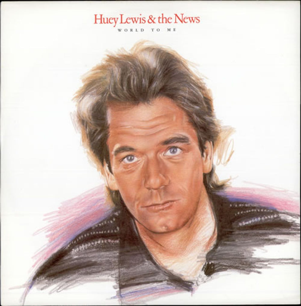 Huey Lewis & The News World To Me UK 12" vinyl single (12 inch record / Maxi-single) HUEYX12