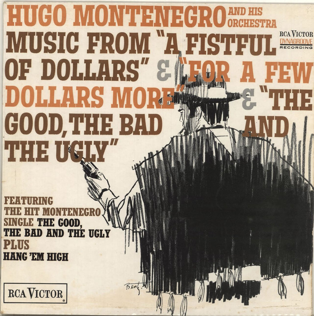 Hugo Montenegro Music From 'A Fistful Of Dollars' etc UK vinyl LP album (LP record) SF7994