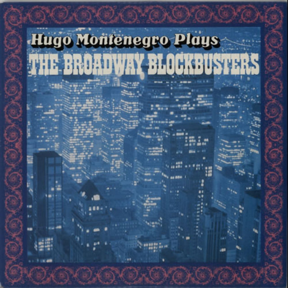 Hugo Montenegro The Broadway Blockbusters UK vinyl LP album (LP record) RDS9191