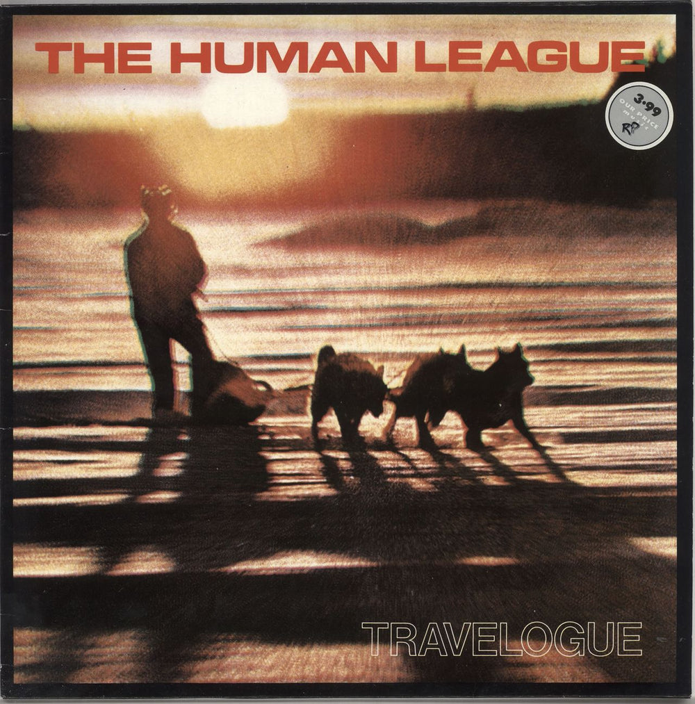 Human League Travelogue UK vinyl LP album (LP record) OVED115