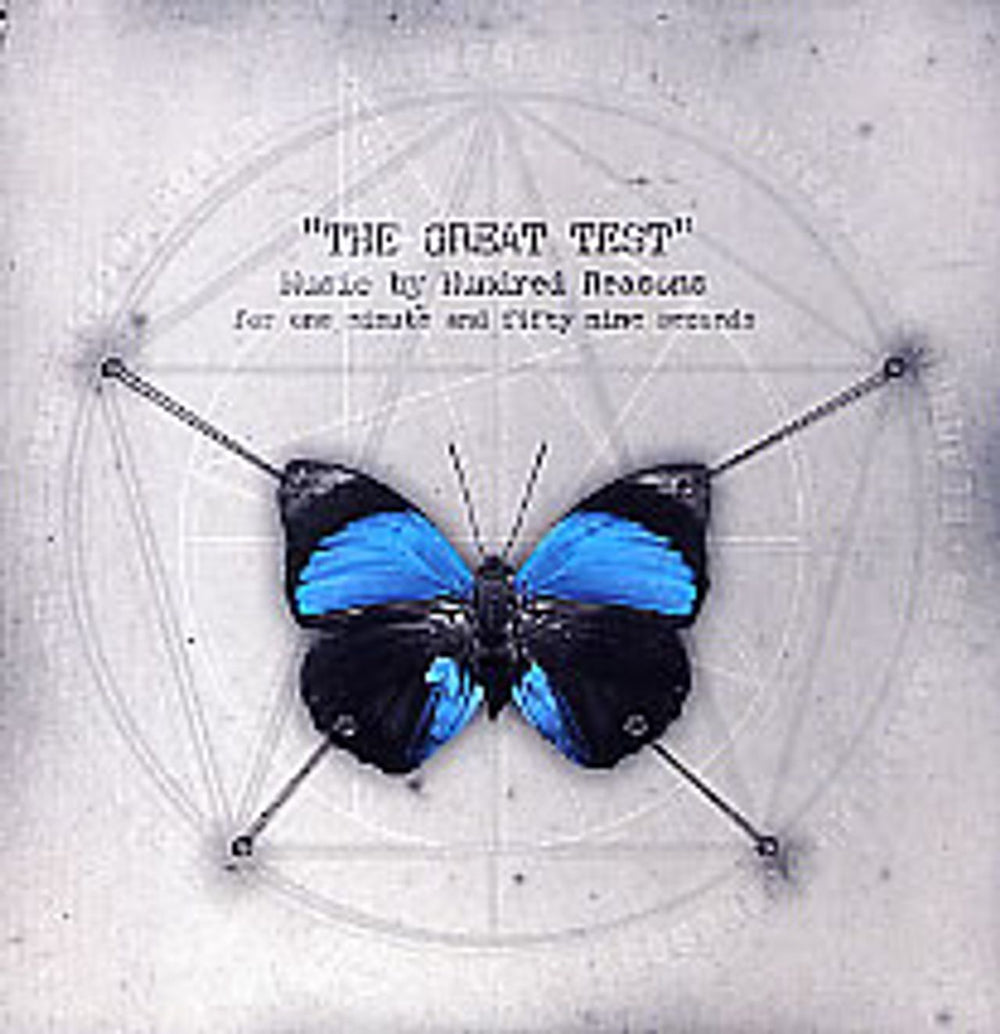 Hundred Reasons The Great Test UK Promo CD single (CD5 / 5") XPCD2879