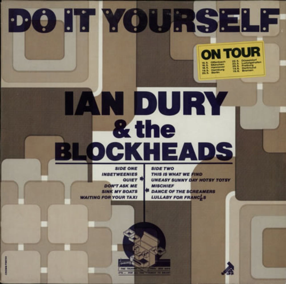 Ian Dury Do It Yourself - P86701 German vinyl LP album (LP record) 6.23795AO