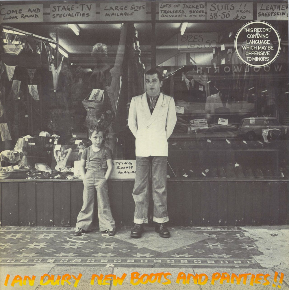 Ian Dury New Boots And Panties - Bonus Track Australian vinyl LP album (LP record) SEEZ4