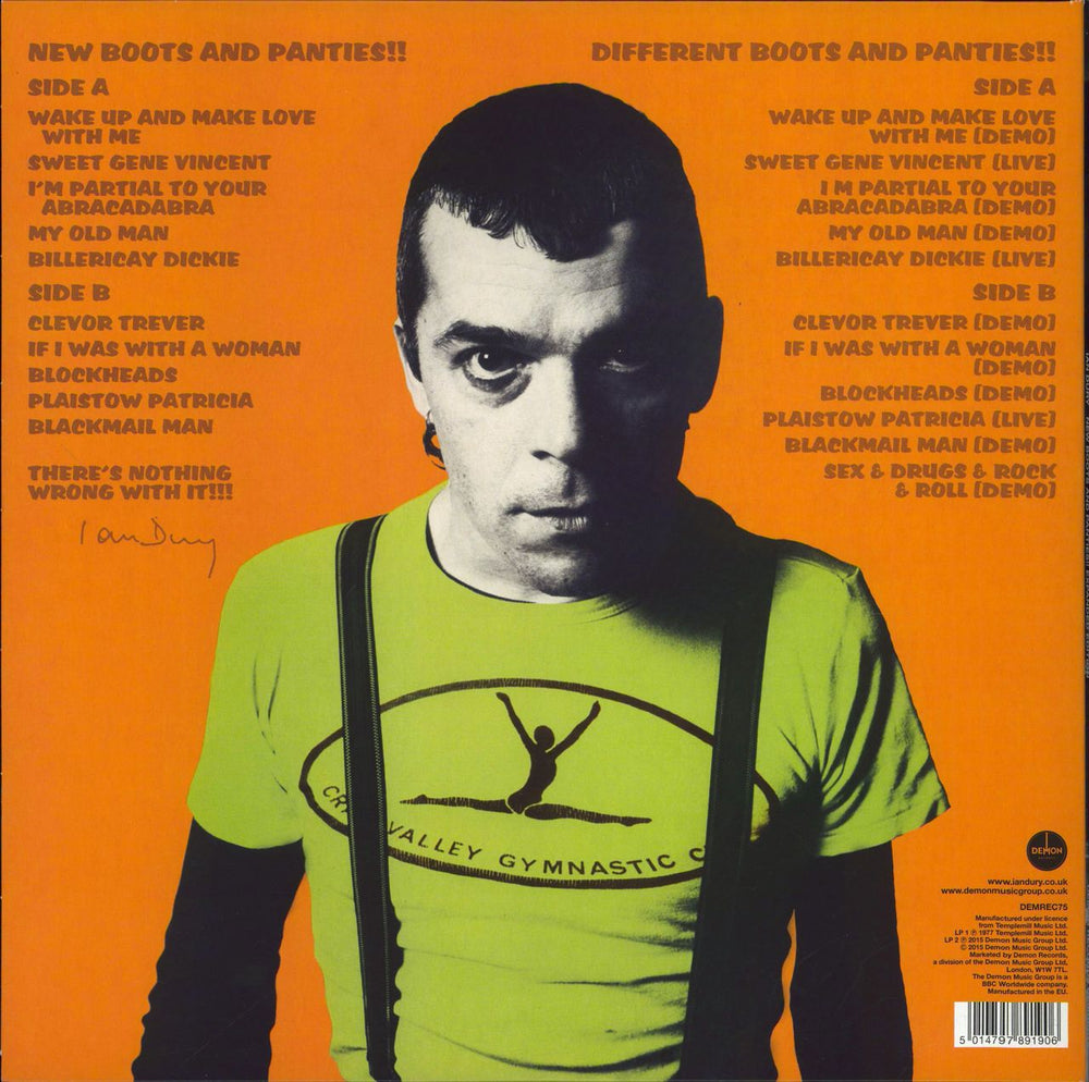 Ian Dury New Boots And Panties!! - Expanded - RSD 15 - EX UK 2-LP vinyl record set (Double LP Album) 5014797891906