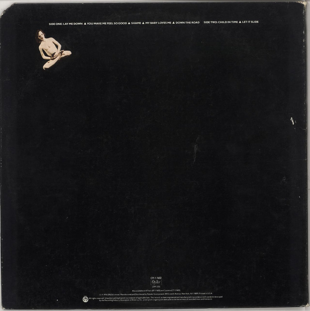 Ian Gillan Child In Time US vinyl LP album (LP record)