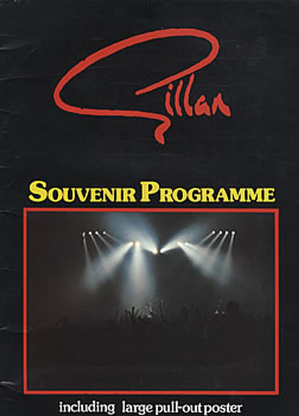 Ian Gillan Souvenir Programme + Poster UK tour programme TOUR PROGramme