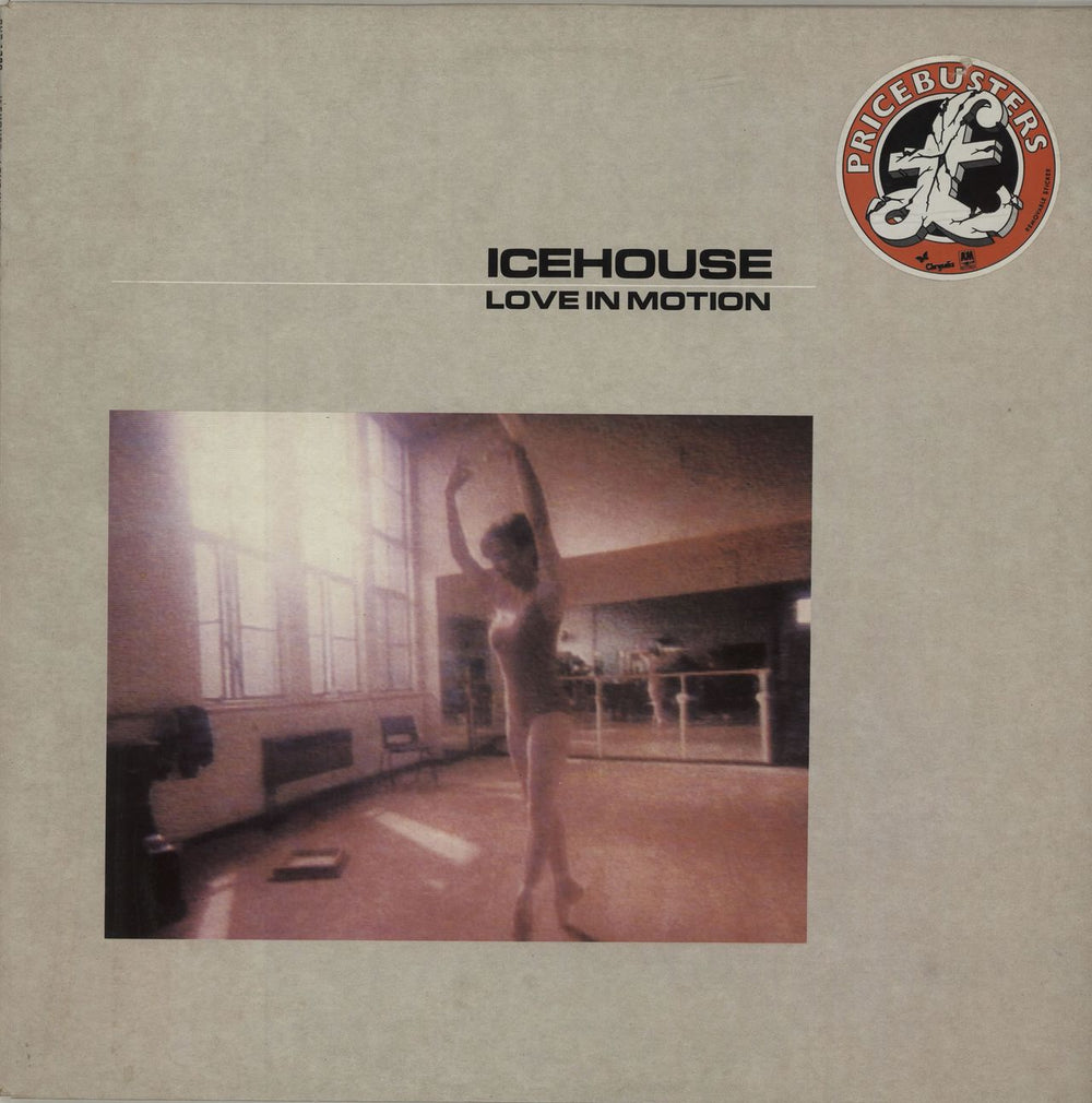 Icehouse Love In Motion - Stickered sleeve UK vinyl LP album (LP record) CHR1390