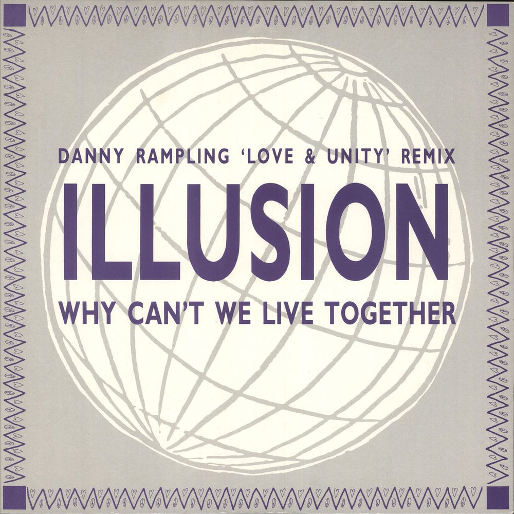 Illusion (Disco) Why Can't We Live Together UK 12" vinyl single (12 inch record / Maxi-single) RUMAT1