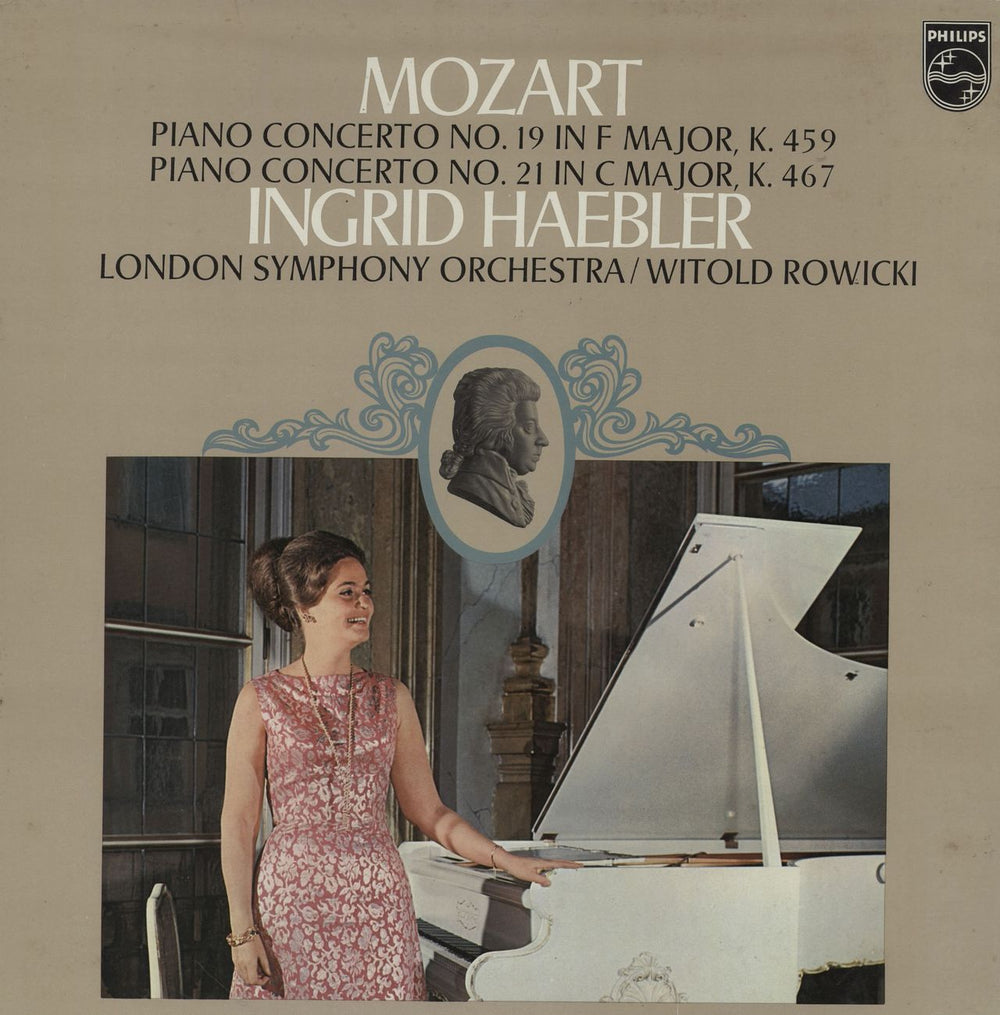 Ingrid Haebler Mozart: Piano Concerto No. 19 in F Major, K.459 / Piano Concerto No. 21 in C Major, K.467 UK vinyl LP album (LP record) SAL3754