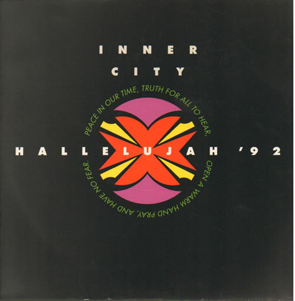 Inner City Hallelujah '92 UK 12" vinyl single (12 inch record / Maxi-single) TENX398