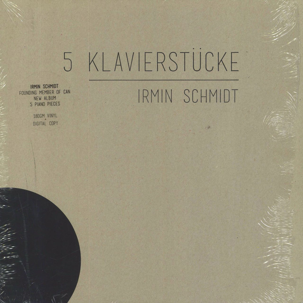 Irmin Schmidt 5 Klavierstücke - Shrink German vinyl LP album (LP record) SPOON61