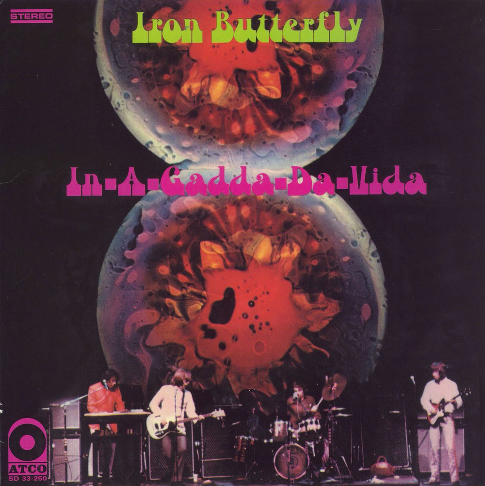 Iron Butterfly In-A-Gadda-Da Vida - EX US vinyl LP album (LP record) SD33-250