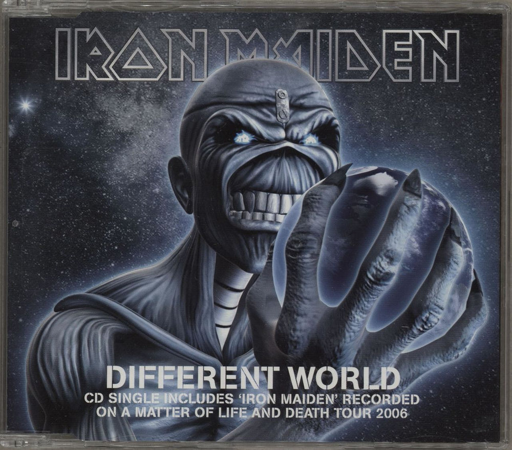 Iron Maiden Different World + Poster UK CD/DVD single set CD/DVDEM714