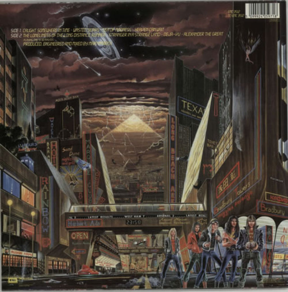 Iron Maiden Somewhere In Time UK vinyl LP album (LP record) IROLPSO50632