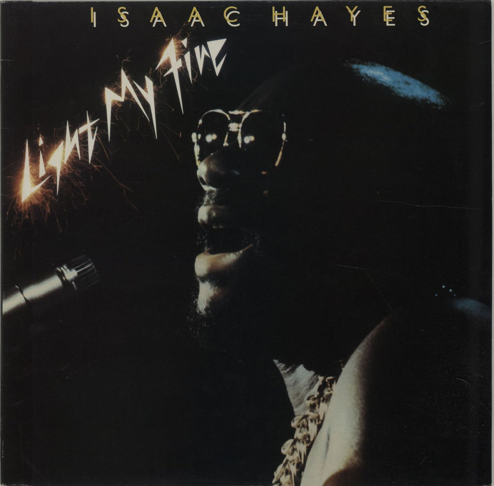 Isaac Hayes Light My Fire UK vinyl LP album (LP record) STM7008