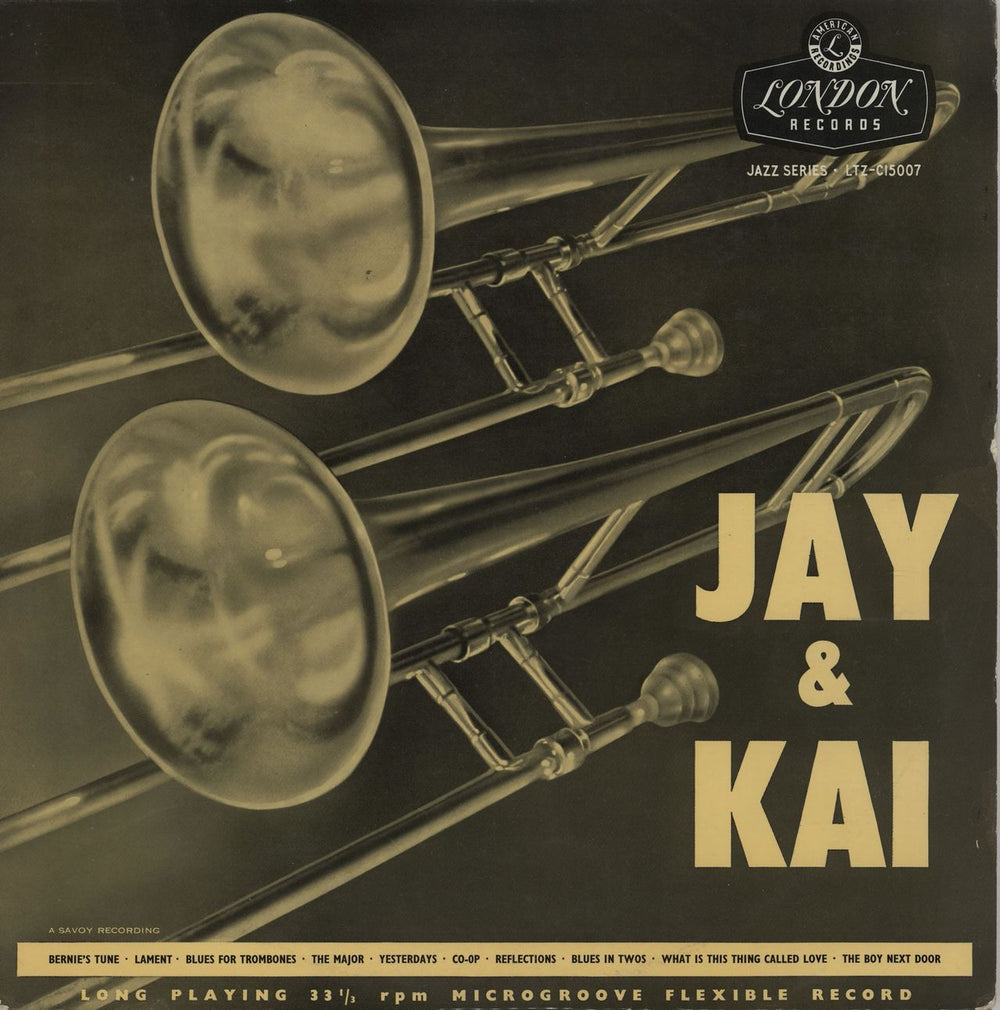 J.J. Johnson & Kai Winding Jay And Kai UK vinyl LP album (LP record) LTZ-C15007