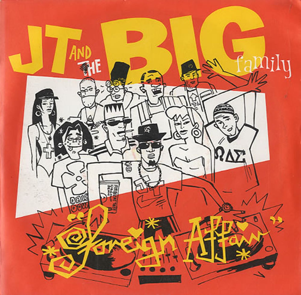 J.T. And The Big Family Foreign Affair UK 7" vinyl single (7 inch record / 45) CHAMP254