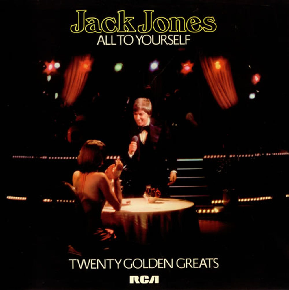 Jack Jones All To Yourself - Twenty Golden Greats UK vinyl LP album (LP record) TVL43002