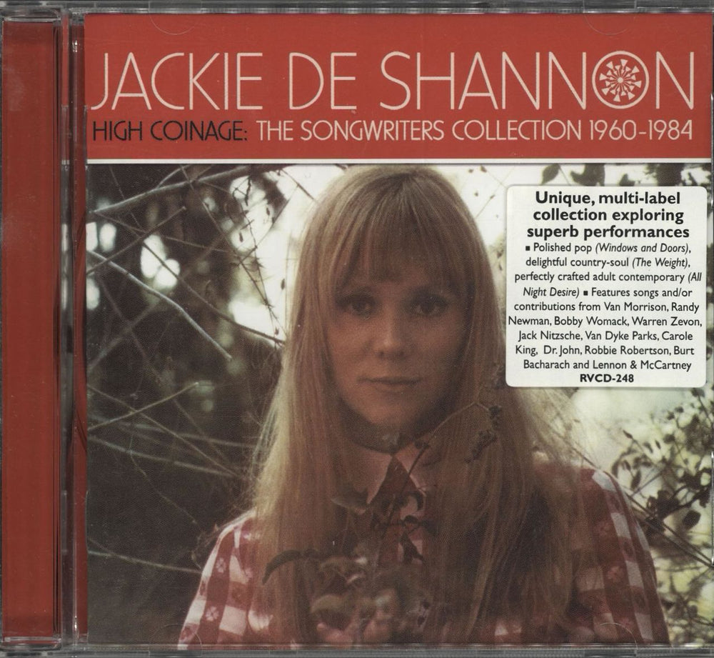 Jackie DeShannon High Coinage: The Songwriters' Collection 1960-1984 Australian CD album (CDLP) RVCD248