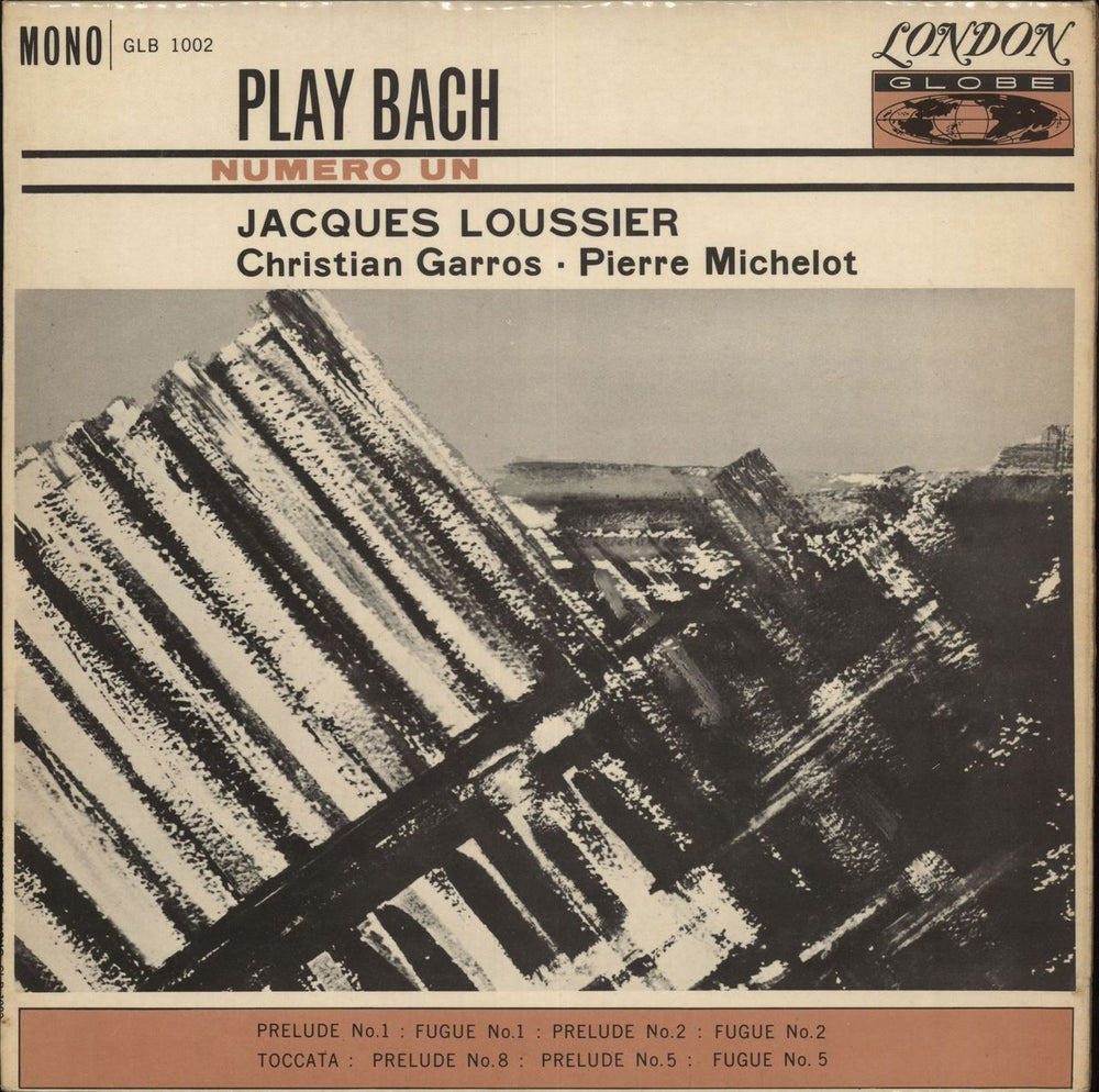 Jacques Loussier Play Bach Numero Un UK vinyl LP album (LP record) GLB1002