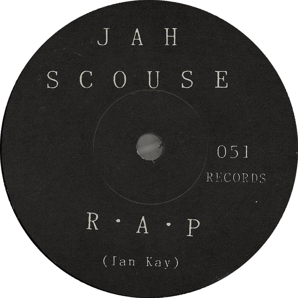 Jah Scouse R.A.P UK 7" vinyl single (7 inch record / 45)