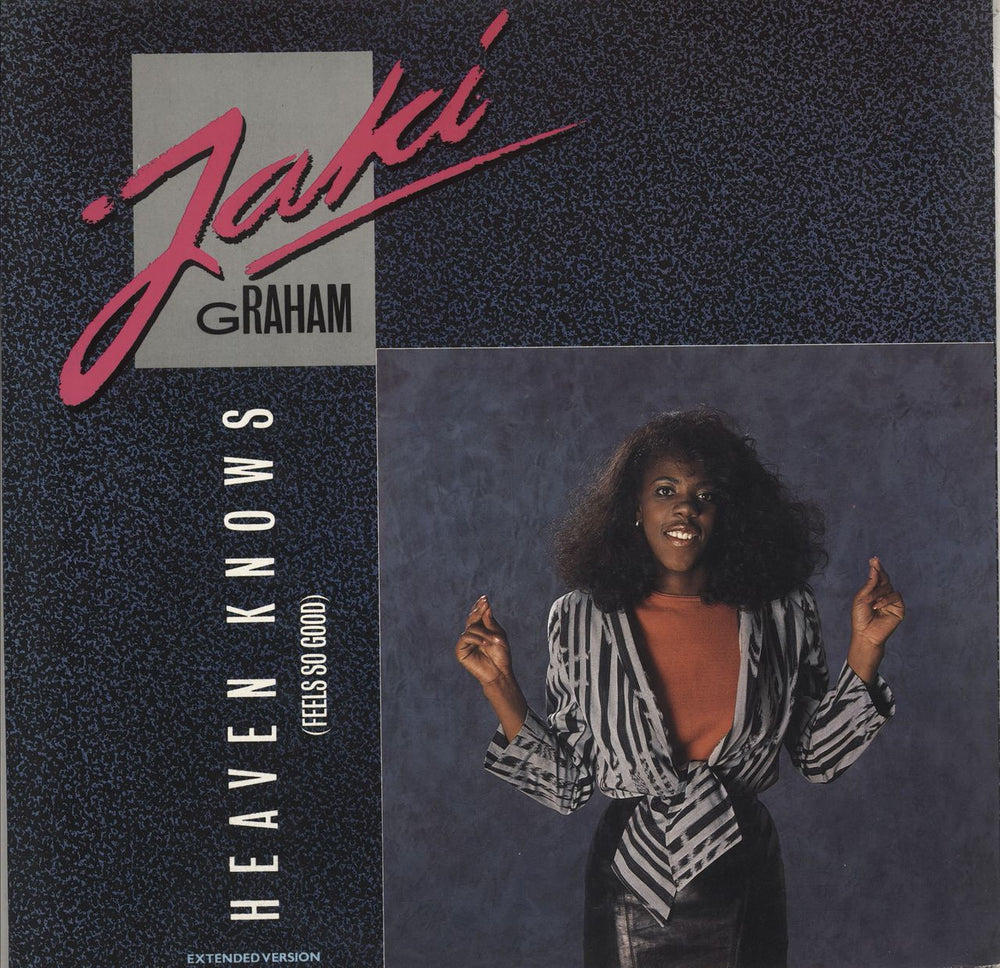 Jaki Graham Heaven Knows (Feels So Good) (Extended Version) UK 12" vinyl single (12 inch record / Maxi-single) 12JAKI2