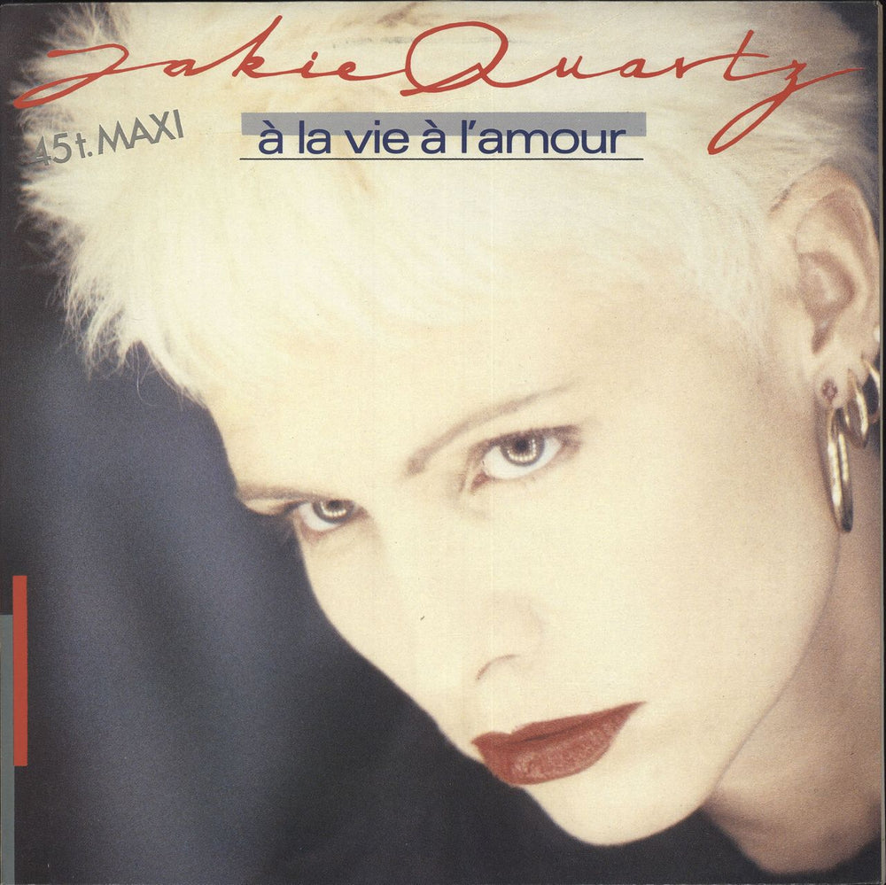 Jakie Quartz A La Vie A L'amour French 12" vinyl single (12 inch record / Maxi-single) 6505176