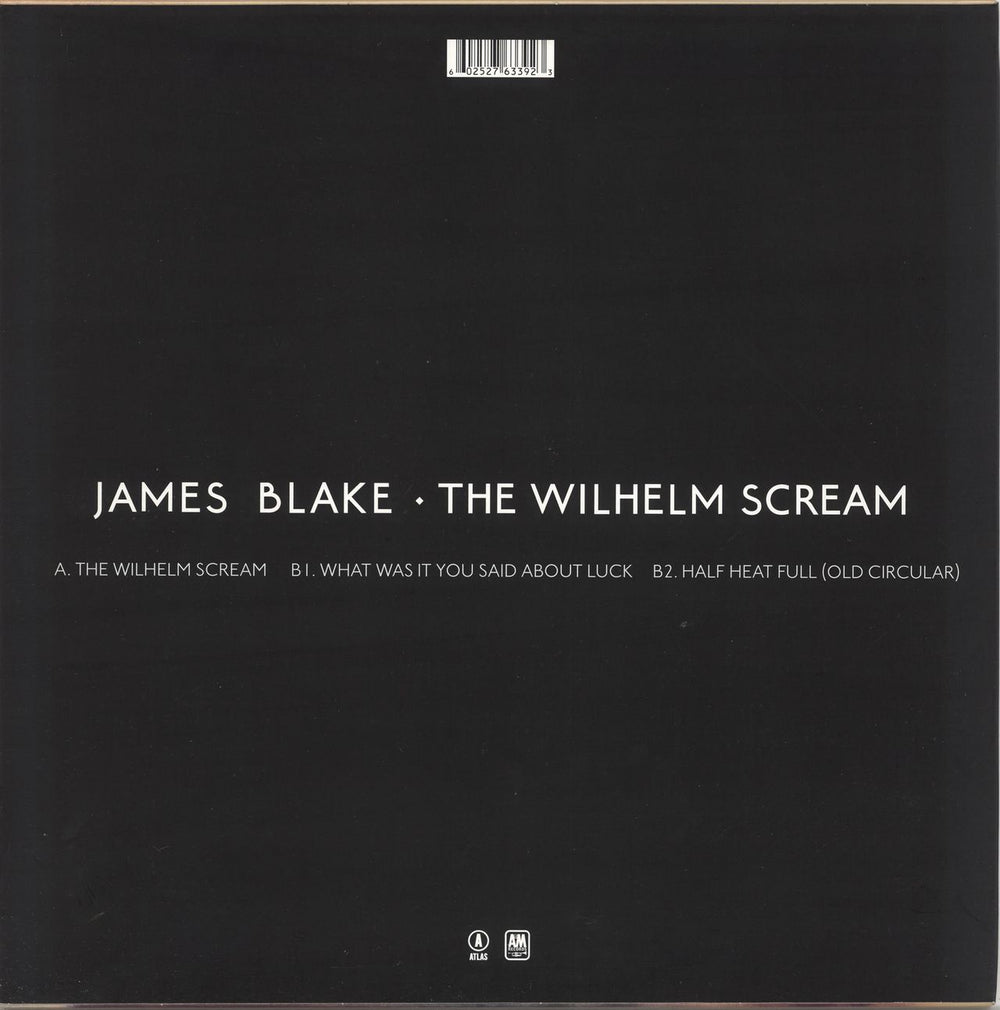 James Blake The Wilhelm Scream UK 12" vinyl single (12 inch record / Maxi-single) 602527633923