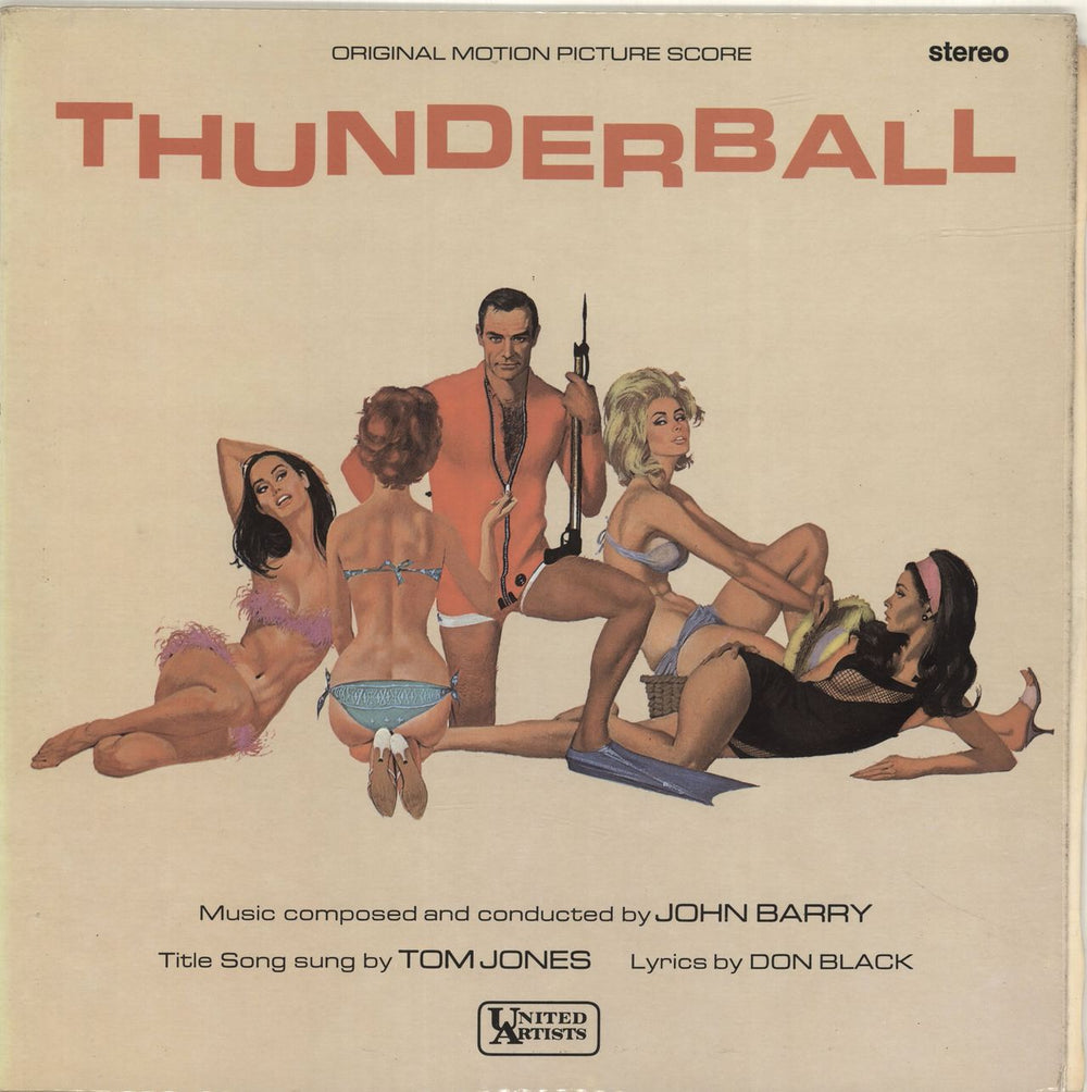 James Bond Thunderball UK vinyl LP album (LP record) SULP1110